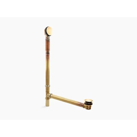Kohler Clearflo Brass Toe Tap Bath Drain 7265-2MB